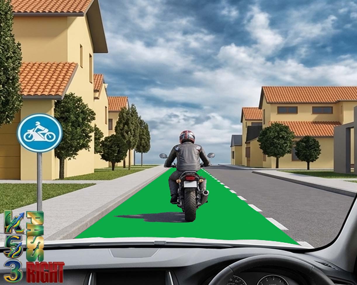 Motor cycles only sign example